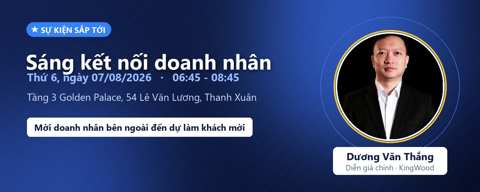 Sự kiện sáng cà phê kết nối sắp tới
