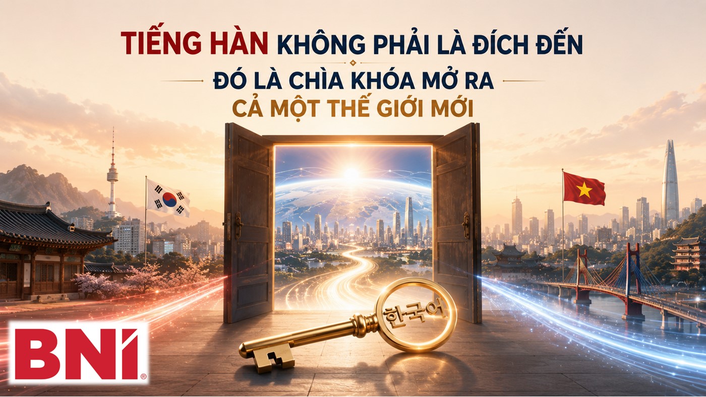 Slide 1: Tiếng Hàn là chìa khóa mở ra thế giới mới